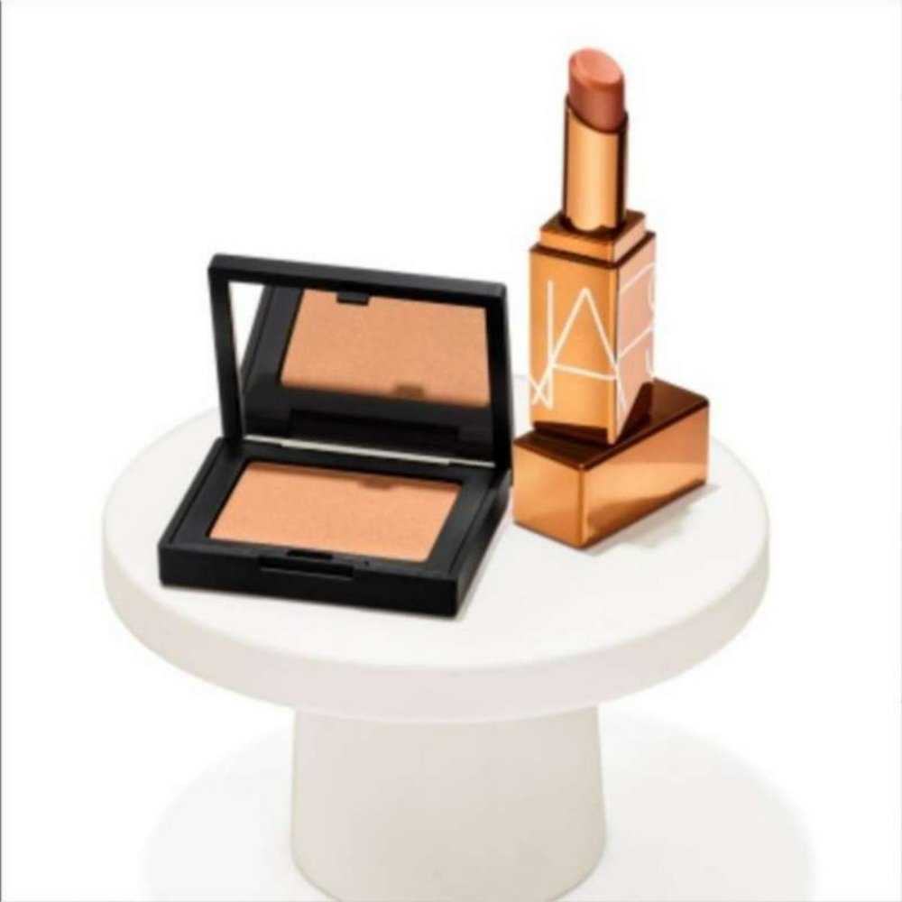 NARS Laguna Bronzing Powder And Afterglow Lip Balm - Bronzer Bronze Contour Tan